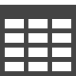 Table SVG Icon